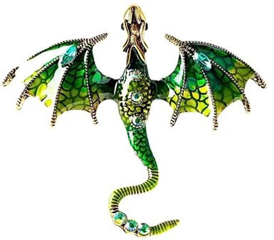 MayDee Broche De Dragon Volant De Dessin Animé De Goutte D'huile Vintage pour Les Hommes Et Les Femmes Accessoires De Vêtements, Broche De Dragon Volant Décoration De Personnalité (A)