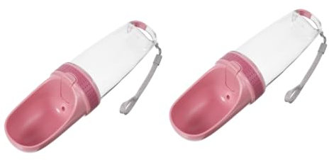 minkissy 2 vasos portátiles para beber, vasos de agua, botellas de agua, herramienta de beber para perros, hervidor de agua de viaje, botella de agua portátil para cachorros, taza de agua para