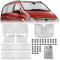 Parasol del Parabrisas Automóvil Reemplazo para Mercedes-Benz Vito W639 / Viano SWB 2003–2014, Juego de 10 Piezas con 45 Ventosas, Cabina del Conductor, Cubierta de Parasol Automóvil, Parasol Plegable