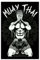 Muay-Thai-Illustration, Action-Sport-Fitness-Poster, Leinwand-Poster, Schlafzimmer-Dekor, Landschaft, Büro, Raumdekoration, Geschenk, ungerahmt: 30 x 45 cm