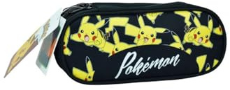 GIM Pokémon – Federmäppchen mit Zwei Ebenen, Pikachu All-Over, 26 cm, Mehrfarbig
