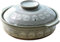 Japanischer Keramik-Hot Pot, Hitzebeständiger Blau-weißer Porzellan-Auflauf Mit Deckel, Runder Tontopf Aus Steingut, Kochgeschirr For Eintopfsuppe [Energieklasse A](1.5L)