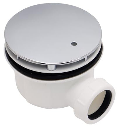 Qsvbeeqj Moderno plato de ducha desagüe de plástico eficiente y fiable solución de drenaje platos de ducha desagüe con flujo accesorios de baño