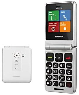 BRONDI Flipper - TELEFONO CELLULARE SENIOR Bianco