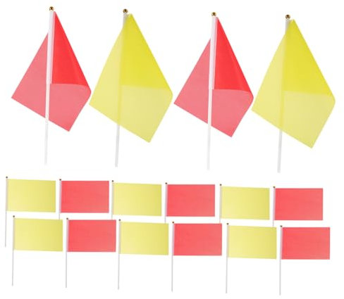 JOINPAYA 100stücke Kleine Handflaggen Bunte Mini-winkflaggen Für Partys Festivals Und Garten-dekorationen Mit Praktischem Handgriff Leicht Und Tragbar