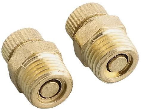 2Pcs Small Air Pump Accessories Silent Air Compressor Drain Valve Screw Brass 12.9x14mm Pneumatic Parts