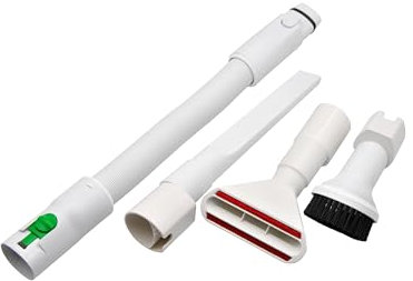 FSProdukte Flexibler Schlauch Flexschlauch kompatibel Vorwerk Staubsauger Kobold VK 7 VK7, kompatibel wie SB7, SB 7, Akku Sauger VB100 VB 100 + Polsterduese, Fugenduese, Möbelpinsel inkl. Adapter