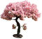 Jiuvaso Modello di ciliegio in Miniatura, Modello di architettura, di Albero Artificiale, pianta realistica per Tavolo di Sabbia, 18 Cm