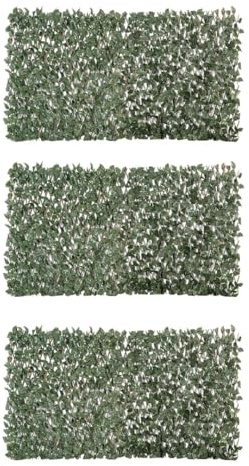 Maple Leaf Willow Fence – Expandable Privacy Trellis Panel – 1 to 5 Piece Options – Artificial Greenery Screen for Garden, Patio, Balcony – UV Resistant & Weatherproof (3 Piece)