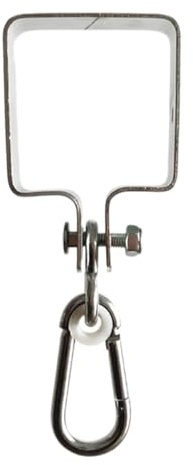 Swing Hook | Alloy Swing Buckle | Silent Suspension Clamp for Playground Pergola Hammock Porch Chair Ceiling