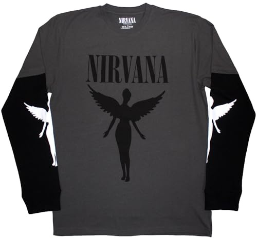 Nirvana in Utero Mono Layered Long Sleeve T Shirt