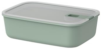 Mepal - Frischhaltdosen EasyClip - Schüssel mit Deckel und Schiebeverschluss - Geeignet für Mikrowelle, Dampfgarer, Kühl- und Gefrierschrank - Luftdicht und auslaufsicher - 1,5 l - Nordic sage