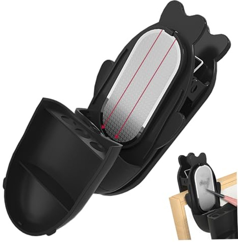Charcoal Pencil Sharpener, Pencil Grinder 3-in-1 Fine Grit Art Sharpener with Non-Slip Base for Charcoal, Sketching, and Drawing Pencils | Compact Lead Pointer for Artists & Students