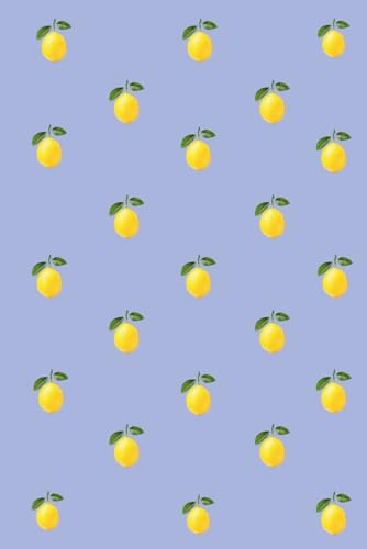 Loovly Paper Minimalist Blank Notebook 6x9 – 200 Numbered White Pages with Lemon Detail: Soft Aesthetic Journal for everyday writing, journaling and creative freedom