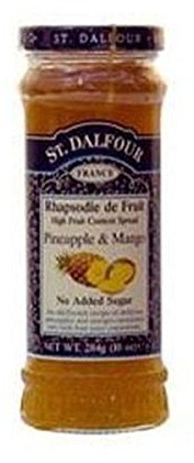 St Dalfour Pineapple & Mango Fruit Spread 284g x 3 (Pack of 3)