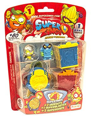 SuperZings - Rivalen von Kaboom Blister Unterschlupf, (Magic Box Int Toys SZ1P0600), MBXSZ1P0600, Mehrfarbig