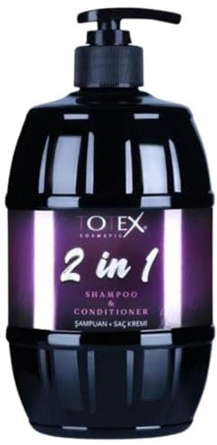 Totex 2 in 1 Hair Shampoo & Conditioner | Soft Silky Hair Unisex 750 ml