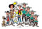 ZigZag Editions Postcard Lucky Luke: Characters (15x10cm)