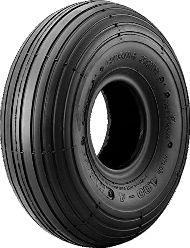 CST C-179N Sack- und Schubkarrenreifen, 3.00-4 (260x85), Rillenprofil, inkl. Schlauch, Ventil DIN7777, Ersatzreifen für Schubkarre, Traglast 200 kg