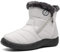 Gaatpot Botas para Mujer Botines de Invierno Forradas con Pelo Botas de Nieve Antideslizante Zapatos Outdoor Ligero Beige 37
