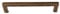 French Furniture Fittings Deep Antique Brass Finish Kitchen Cabinet D Pull Handles – Set of 6 Cupboard Drawer Bow Boss Handles, 128mm, 160mm or 192mm, Contemporary Ergonomic Design (128mm)
