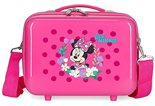Disney Minnie Golden Days Kulturbeutel, anpassbar, mit Umhängetasche, 29 x 21 x 15 cm