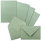 50x Briefpapier-Sets DIN A5 mit C6 Briefumschlägen - Eukalyptus -Nassklebung (Grün) - mattes Schreibpapier mit Kuverts - FarbenFroh by GUSTAV NEUSER
