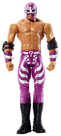 Mattel WWE - Rey Mysterio Actionfigur, beweglich, ca. 15 cm, zum Spielen und Sammeln, Spielzeug für Kinder ab 6 Jahren HDD29