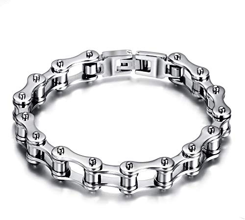ZENSE - Motorradketten-Armband für Männer aus Edelstahl ZB0344