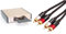 Madison MAD-CD10 Lector de CD, con Tuner FM + Amazon Basics Cable de Audio RCA (2 machos a 2 machos), 2,4 Metros
