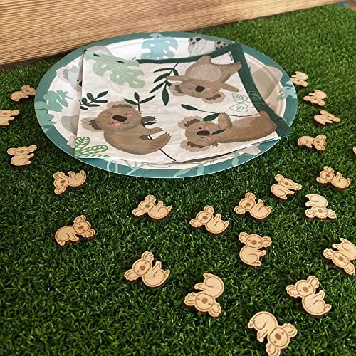 Koala Holz Party Tischstreuung Koala Party Tischstreuung Kinder Koala Party Tischdeko Tischkonfetti
