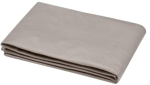 STOF - Housse de Couette -Taille 260x240 cm - 100% Coton certifié Oeko-Tex - Couleur Lin -Modèle Eden - Linge de Lit pour Maison - Idéal lit Double Queen Size ou King Size - 2 Personnes