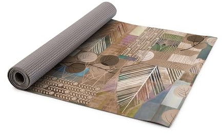 HomeLife PVC Küchenläufer waschbar & rutschfest | 52 × 200 cm | PVC Teppich Läufer für Küche, Flur & Bad | Polyester Teppich für Eingangsbereich Innen & Außenbereich | DesignNaturblick