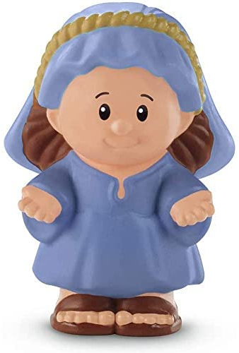 Ersatzteil für Fisher-Price Little People Krippenspielset ~ J2404 ~ Krippen-Bibelgeschichte – Ersatz Mutter Maria Figur