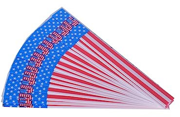 Baluue 30stücke Schrumpfbare Aufkleber Für Pfeilschäfte Sterne Und Streifen Design Wärmeschrumpfende Aufkleber Zum Anbringen Pfeile