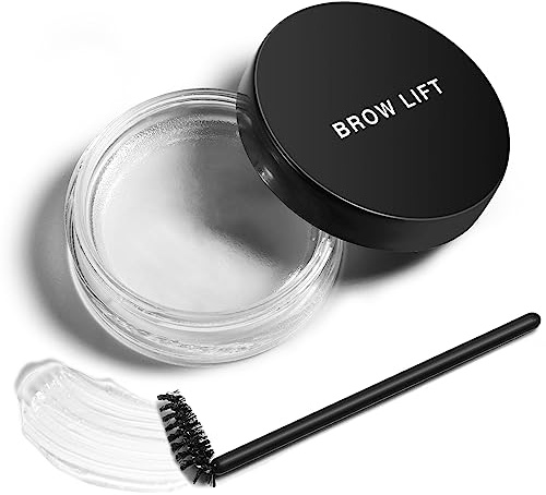 Erinde Gel à sourcils transparent - Cire sculptante - Gel de brassage professionnel durable - Savon clair - Coiffage naturel et imperméable pour effet laminé