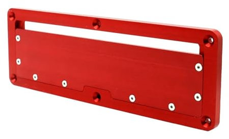 NURII Tischsägen-Einsatz, elektrische Kreissägen-Flip-Abdeckplatte, Flip-Floor-Tisch-Abdeckplatte, Aluminium-Einsatzplatte, Fräsplatte