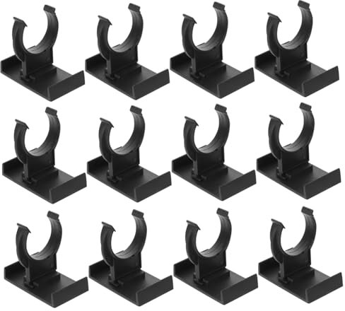 BESTonZON 60 STK Schrankfüße Küchensockelbein Klemmen schwere Ausführung Dekor Tischbeine Sockelclip aus Kunststoff Beinclips für Küchensockel pp Plattenklemme Küchenschrank Base Möbel