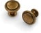 Amerdeco 20 pezzi Bronzo Pomelli per Mobili per Mobili da Cucina Pomelli Lega di zinco per maniglie con vite pomelli per cassetti
