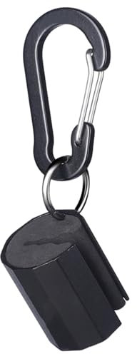 Mini-Angelrutenhalter, Socken für Angelruten, vielseitige Angelruten-Clips und Halter mit Schlüsselanhänger zum Werfen von Ruten, tragbarer Angelrutenhalter, Angelruten-Clip, leichter Rutenhalter mit