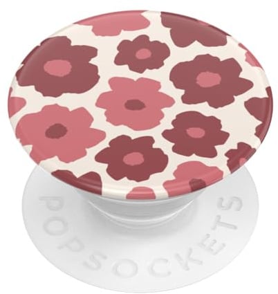 PopSockets Klebendes Handy-Grip, Halter, Handyständer, Red - Mauve Floral