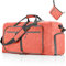 Vomgomfom 65L Reisetasche mit Schuhfach, Große Falttasche für Camping, Reisen, Fitness, Rosa