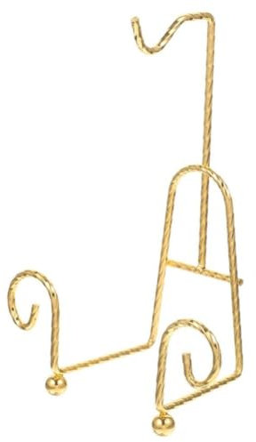Sichuny Tea Cup Holder Gold Cup Holder Gold Metal Cup Saucer Display Stand 1 Piece