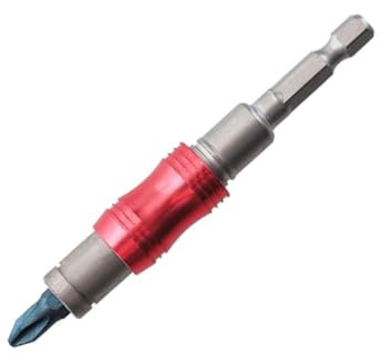 OSALADI 20 Verlängerungsstange Bithalter Steckdosenadapter Magnetische Bits Bohrer-verlängerungs-stecknuss-halter Bit-adapter Magnetbohrmaschine Bohrverlängerung Chrom-vanadium-stahl Rot