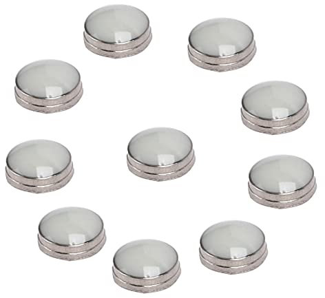 Grcfumo 10 Stück Uhr Leuchtlünette Perle, Armbanduhr Leuchtpunkt, Uhrenteile Leuchtpunkt, Uhrenteile Zubehör