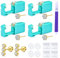 MODRSA 4Stk Ohrlochstechpistole Ohr Piercing Pistole Kit selbst Piercing Ohrringe Pistole Kit mit 1Paar Tragus Piercing Gold Helix Ohr Piercing Kit Slef