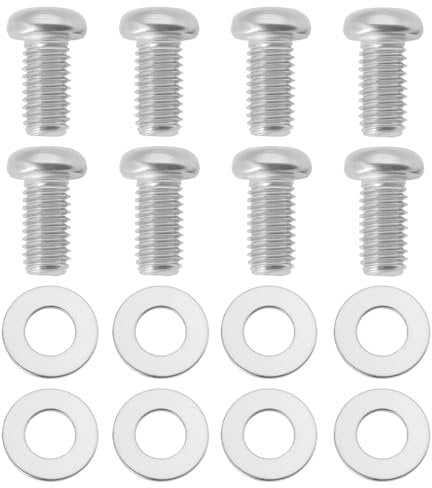 SG Store 8 Set Di Viti Per Staffa Di Montaggio A Parete Per TV In Acciaio Inossidabile 304 M8x16mm Con Kit Di Guarnizioni Bulloni Per Staffa TV Compatibile Con Samsung BU8000 CRYSTAL 4K