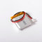 AFTERTECH 803030 700 mAh 0,7 Ah 30 x 30 x 8 mm Lithium-Polymer-Zelle Lipo 3,7 V 3,7 V Wiederaufladbar mit BMS und Stecker JST PHR 02 M3N1
