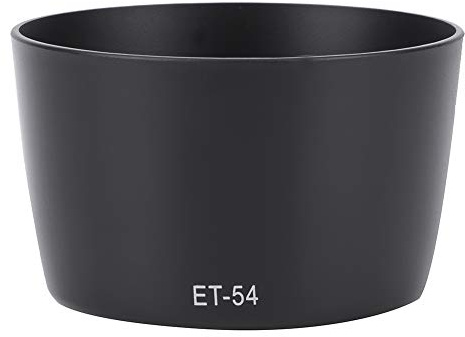 ET-54 Gegenlichtblende Sonnenblende Streulichtblende Ersatz kompatibel EF 55-200mm f/4.5-5.6 II USM 80-200mm F4.5-5.6 III Objektiv (Schwarz)