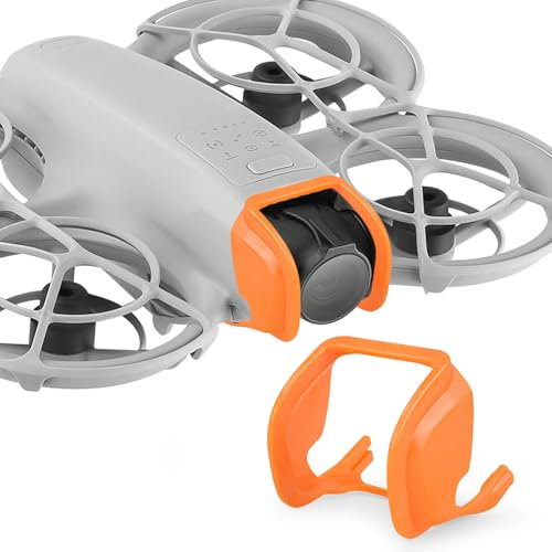 Protezione Paraurti Gimbal per DJI Neo Accessori, Gimbal Bumper Guard per DJI Neo, Anti-Collisione Protezione per DJI Neo, Accessori DJI Neo per Drone Lente (Arancione)